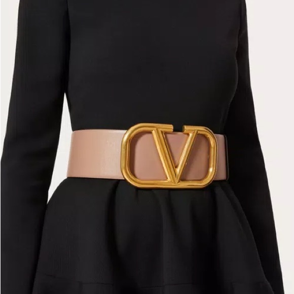 VALENTINO Reversible VLogo Leather Belt XS - Picture 8 of 13